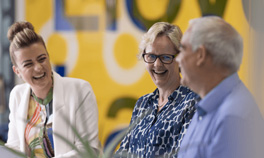 Lloyd's colleagues in the Lloyd's building