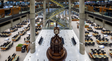 Lloyd's building Underwriting Room interior